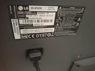 TV LG 32 Plata/Negro