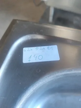 FREGADERO UN SENO ACERO CON BALDA 658746091