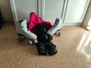 Patines Tijuana 4 Ruedas Blancos