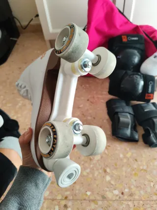 Patines Tijuana 4 Ruedas Blancos