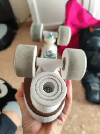 Patines Tijuana 4 Ruedas Blancos