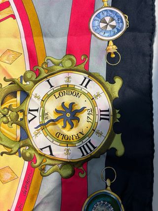 Hermès La Ronde Des Heures Silk Scarf