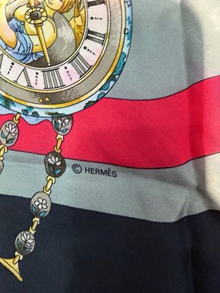 Hermès La Ronde Des Heures Silk Scarf
