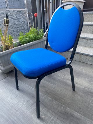 Silla de congresos funda beige