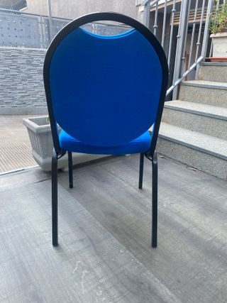 Silla de congresos funda beige