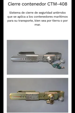 Cierre contenedor CTM-408