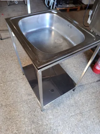 FREGADERO ACERO CON BALDA  658746091