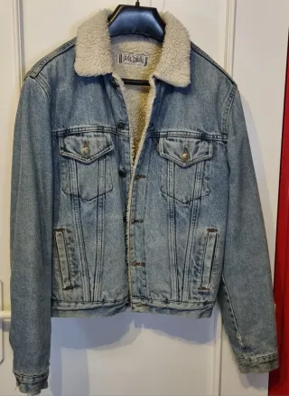 Chaqueta vaquera ZOLDER con borrego.