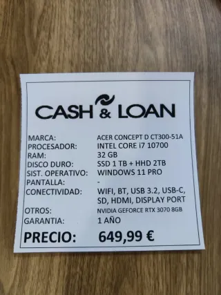 Acer ConceptD CT300-51A