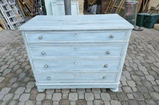 Cassettiera antica laccato colore che preferite