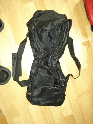 Hoverboard rojo+ Cable de carga+ Bolsa para llevar