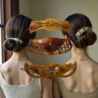 3 antiche barrette capelli anni 20/30