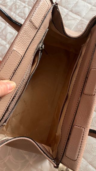 Borsa Fantini vera pelle beige