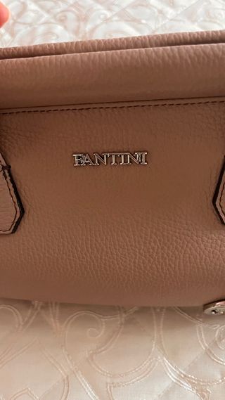 Borsa Fantini vera pelle beige
