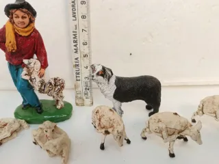 Pastorello presepe Giovannetti e Togneri