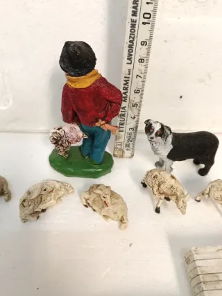 Pastorello presepe Giovannetti e Togneri