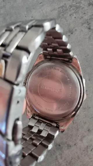 Orologio Armitron Uomo Cronografo Blu Argento