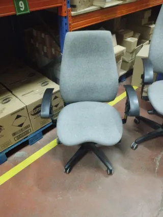 Juego 2 Sillas Oficina Grises