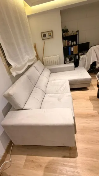 Sofá Chaiselong Gris Banak