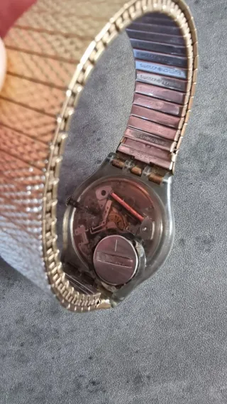 Orologio Swatch Oro Grigio