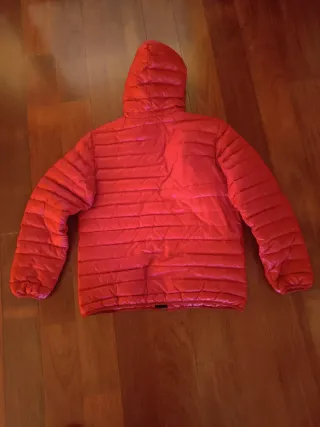 Anorak plumon granate, talla L