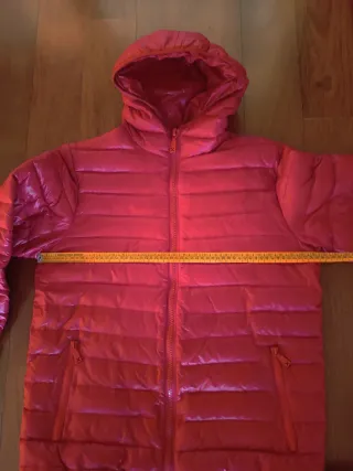 Anorak plumon granate, talla L