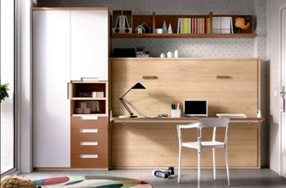 CAMA ABATIBLE MATRIMONIO CON ESCRITORIO RMB.