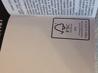 Anillo Guess Hombre Flor de Lis Plata Nuevo