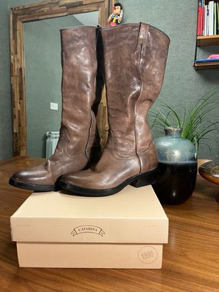 Botas altas Catarina Marrones