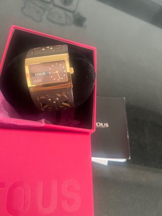 Reloj Tous Dorado Correa Cuero