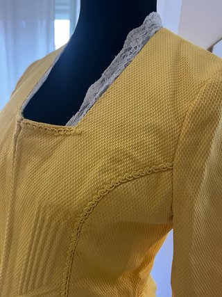 Corpiño Fallera liso (Amarillo)