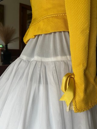 Corpiño Fallera liso (Amarillo)