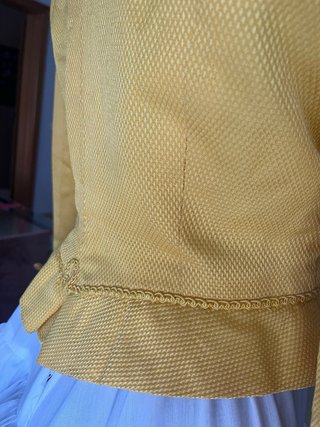 Corpiño Fallera liso (Amarillo)