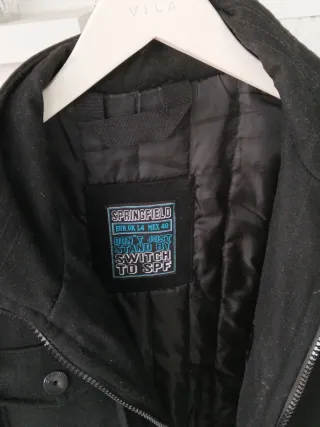 Cazadora Springfield Negra Talla M