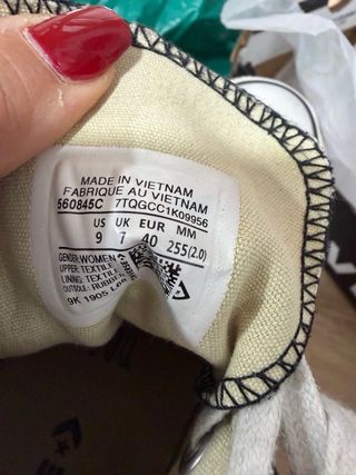 Zapatillas Converse Negras