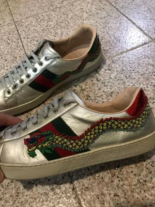 Scarpe Gucci Ace Dragon Uomo Tg. 43