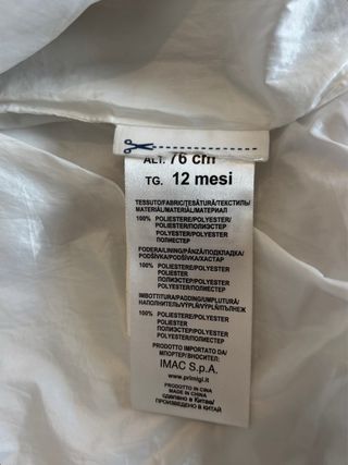 Giubbino Fagottino 76cm fantasia floreale