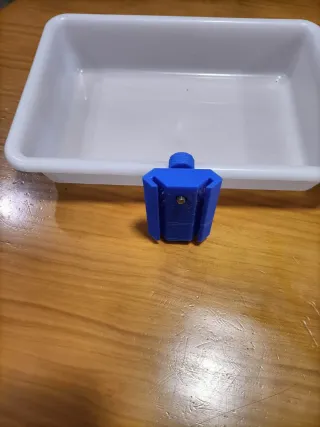 Bandeja para pica  cañas de pescar 25*25*3 30*30*3