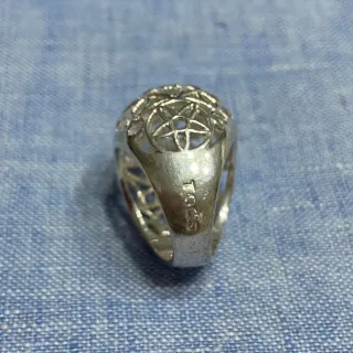 Anillo Tous Diseño Floral Plata 19mm