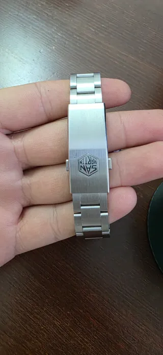 Orologio San Martin Rosso Argento