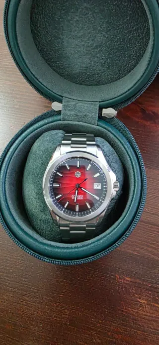 Orologio San Martin Rosso Argento