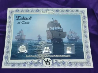 Monedas Felipe II Tesoros del Caribe