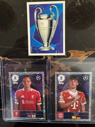 Lote cromos Topps Champions League