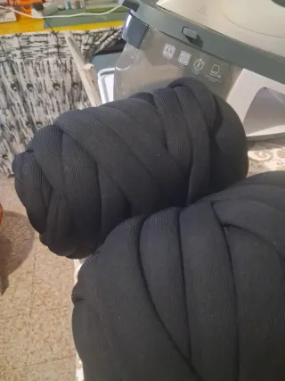 Filato nero per borse gr 1000