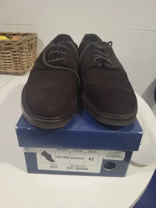Zapatos de vestir de ante para hombre