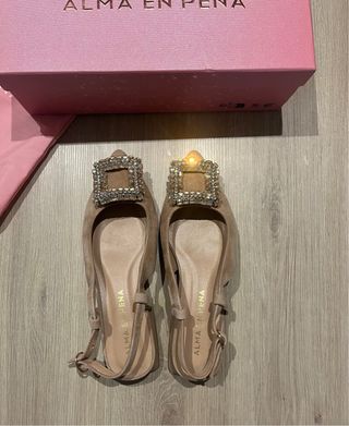 Zapatos Alma en Pena Talla 37 Beige