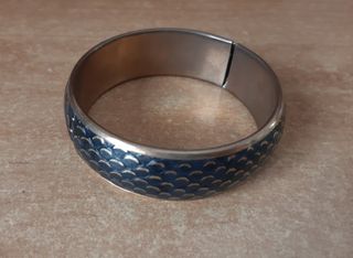 Bracciale donna blu scuro e bronzo