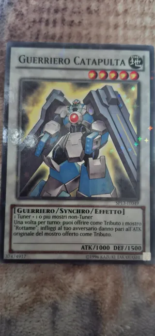 Yu-Gi-Oh! Guerriero Catapulta Carta