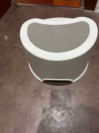 Escalón de baño blanco 2 peldaños