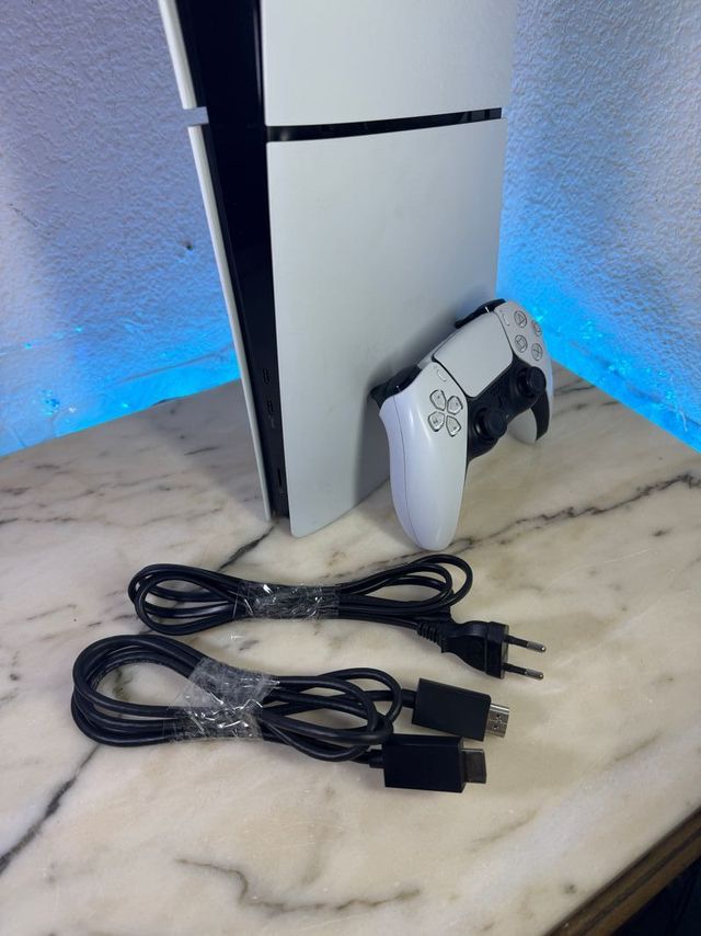 PS5 Slim Blanca - Impecable